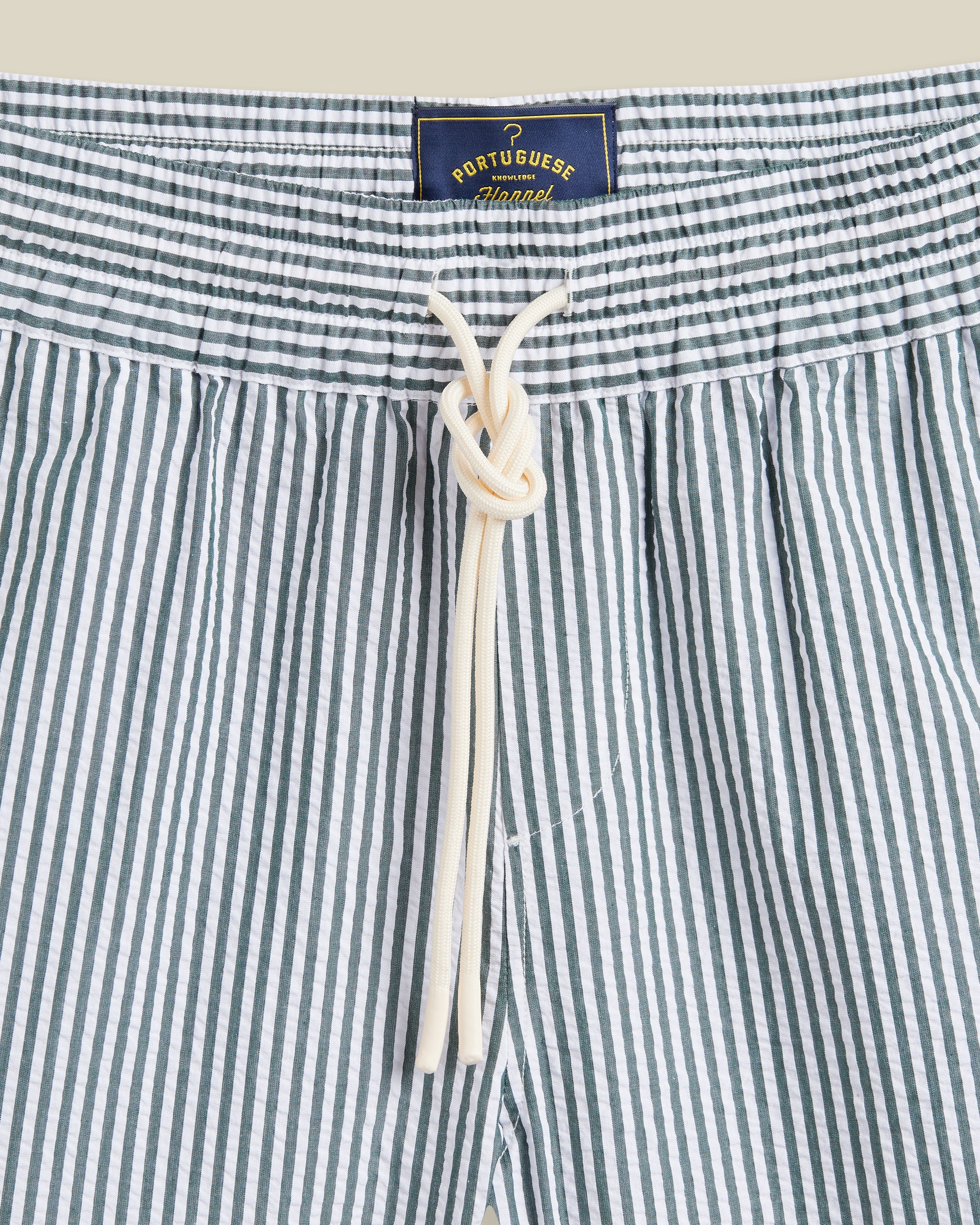 ATLANTICO STRIPE SHORTS - GREEN - Image 2