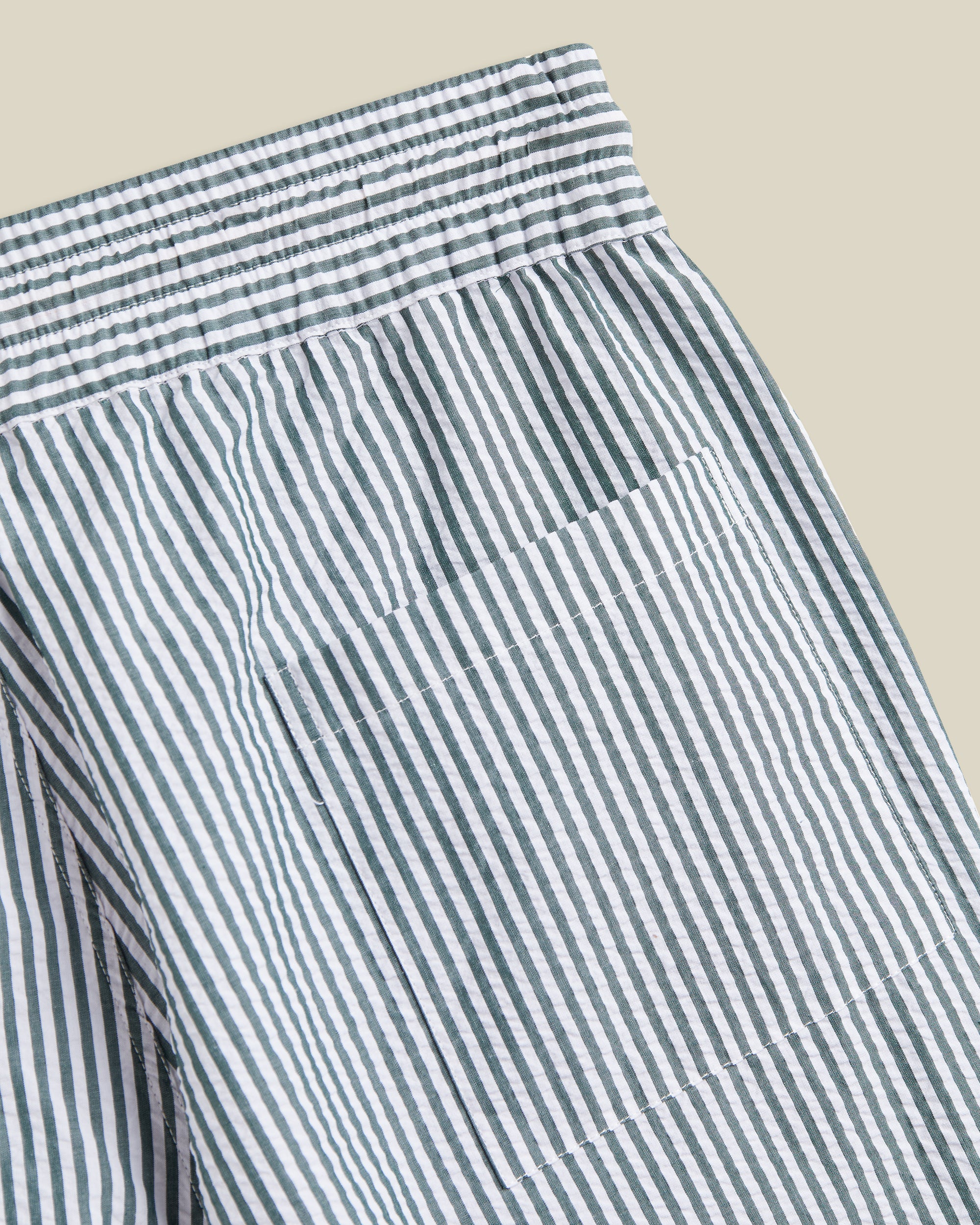 ATLANTICO STRIPE SHORTS - GREEN - Image 4