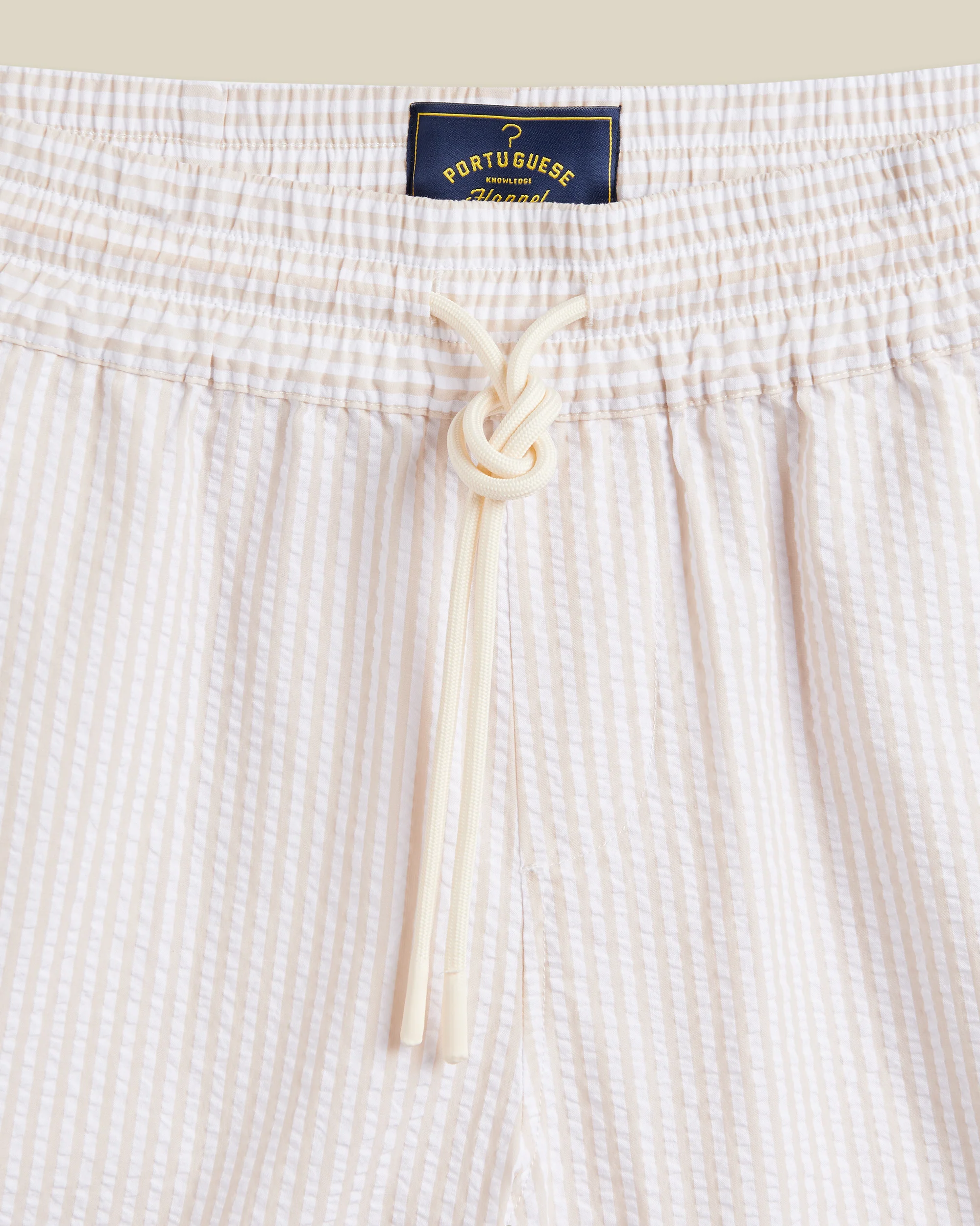 ATLANTICO STRIPE SHORTS - SAND - Image 2