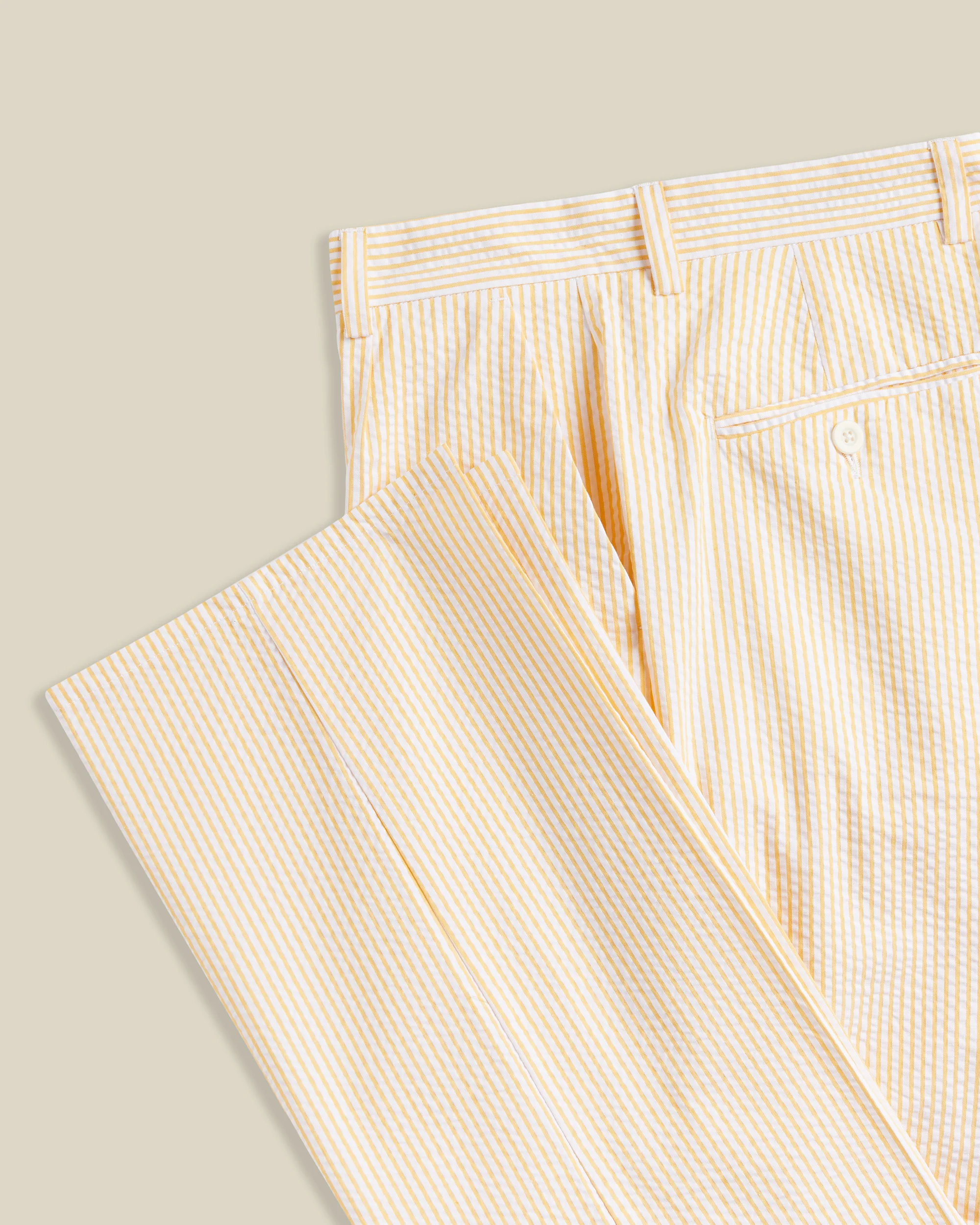 ATLANTICO STRIPE TROUSERS - YELLOW - Image 4