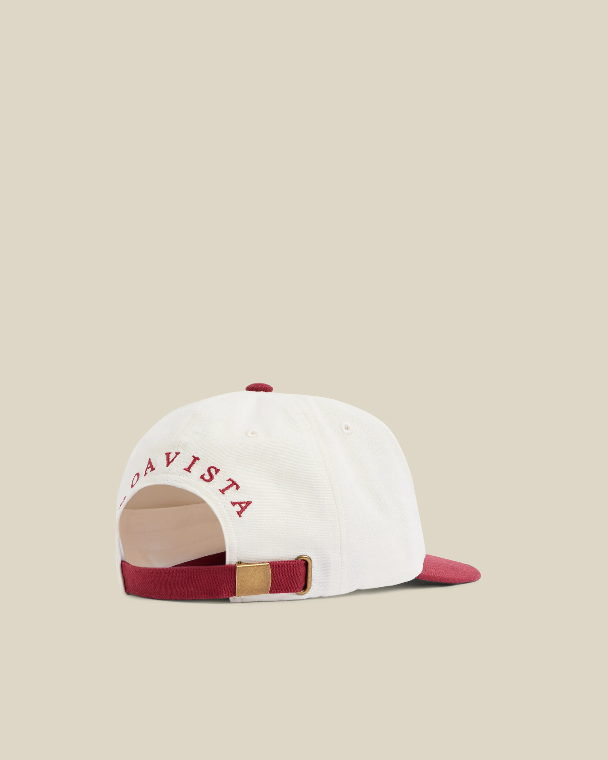 CAP CANVAS - BORDEAUX ECRU - Image 3