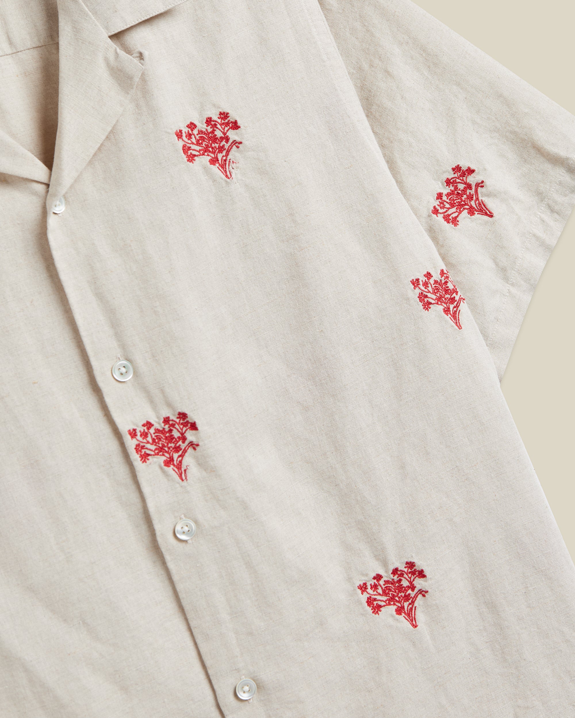 EMBROIDERY RED BOUQUET - Image 3