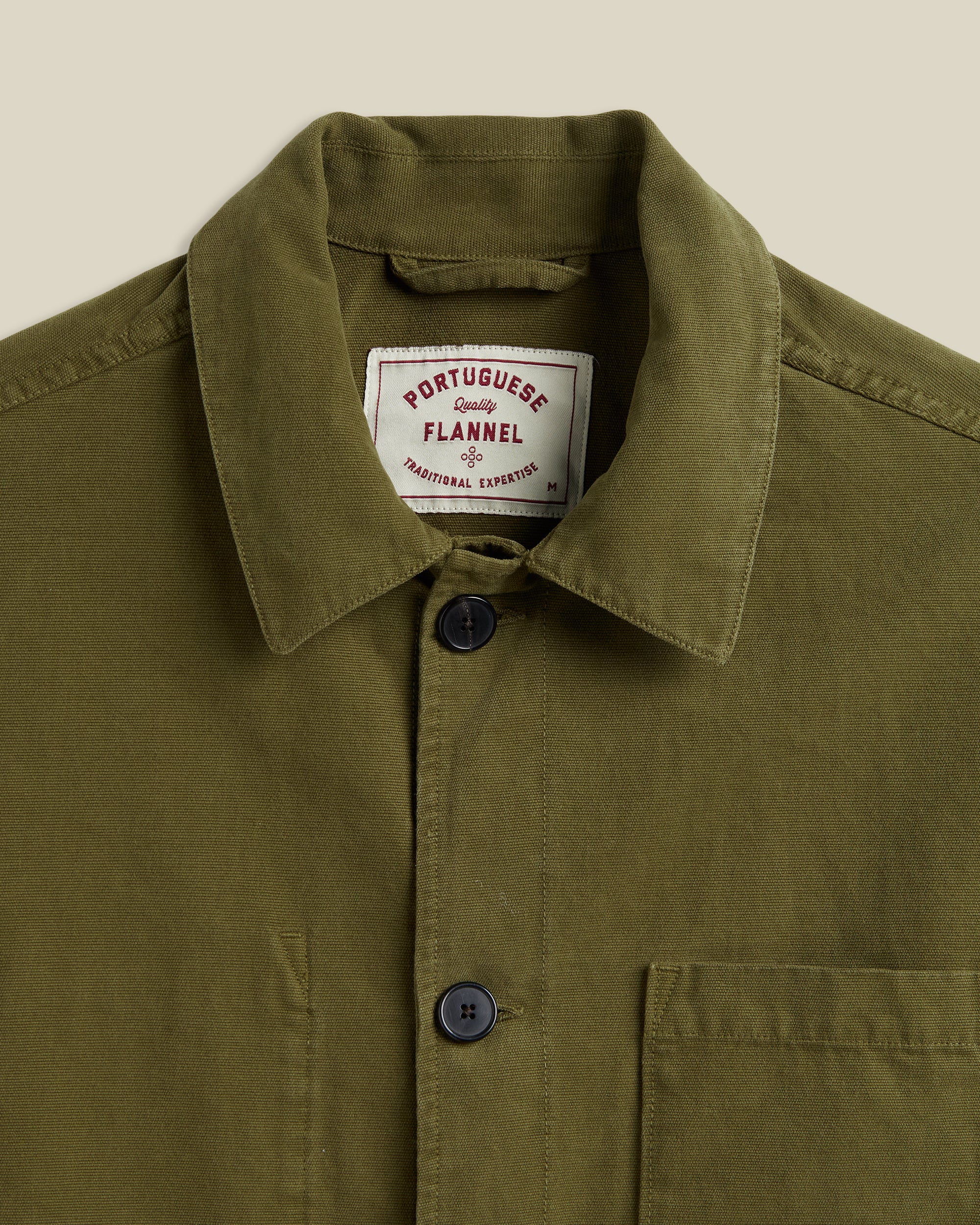 LEGACY JACKET IN CANVAS - MILITARY GREEN - Image 2