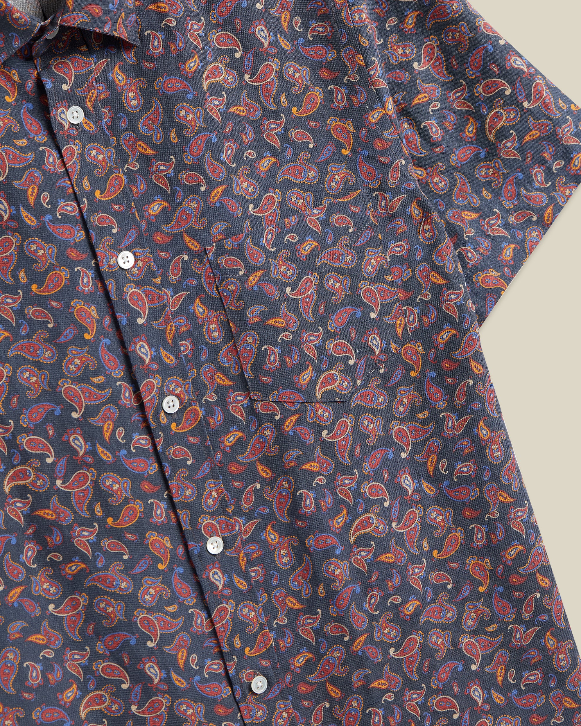PAISLEY SILK/LINEN - Image 3