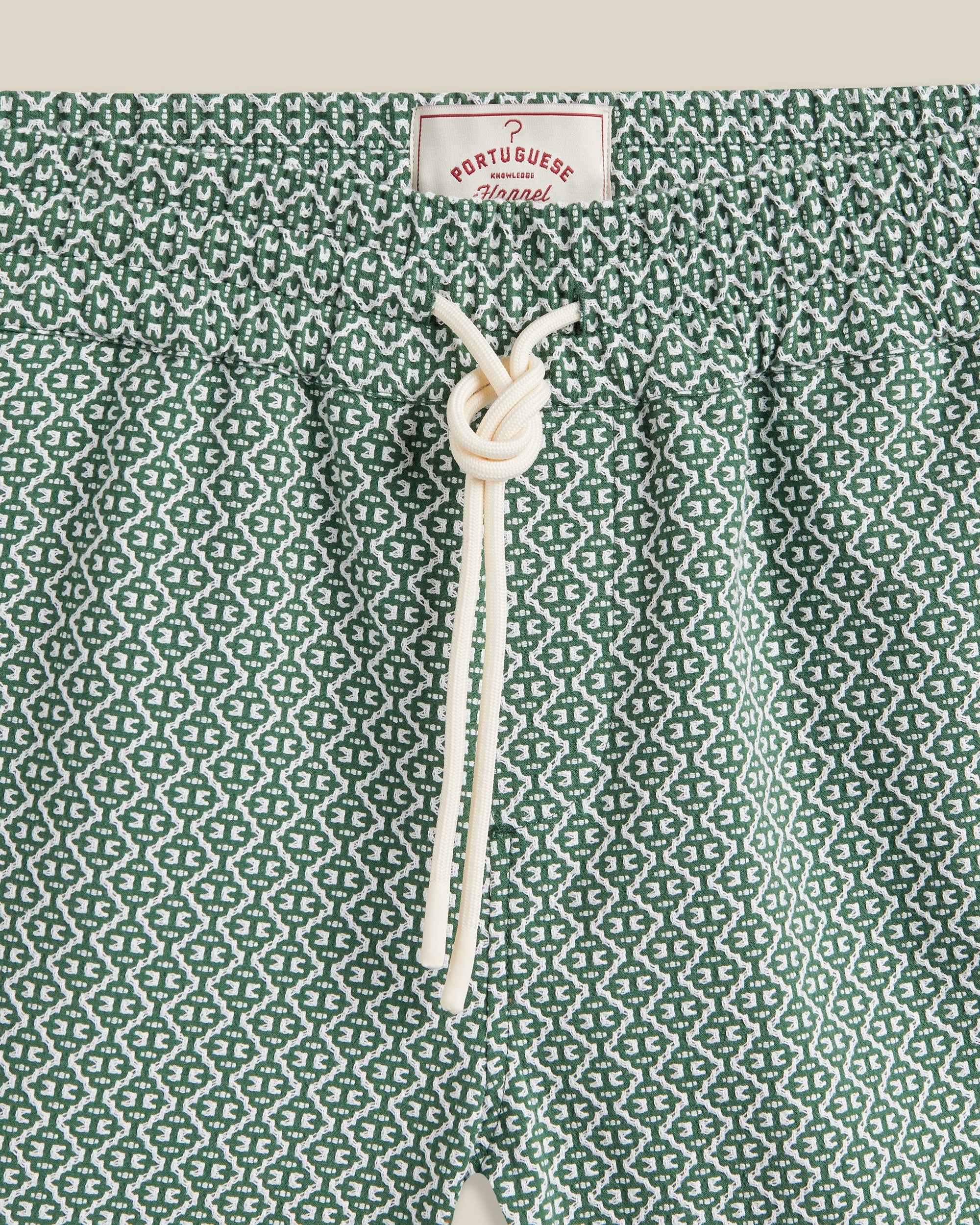 PORTUGUESE TILE SHORTS - GREEN - Image 2